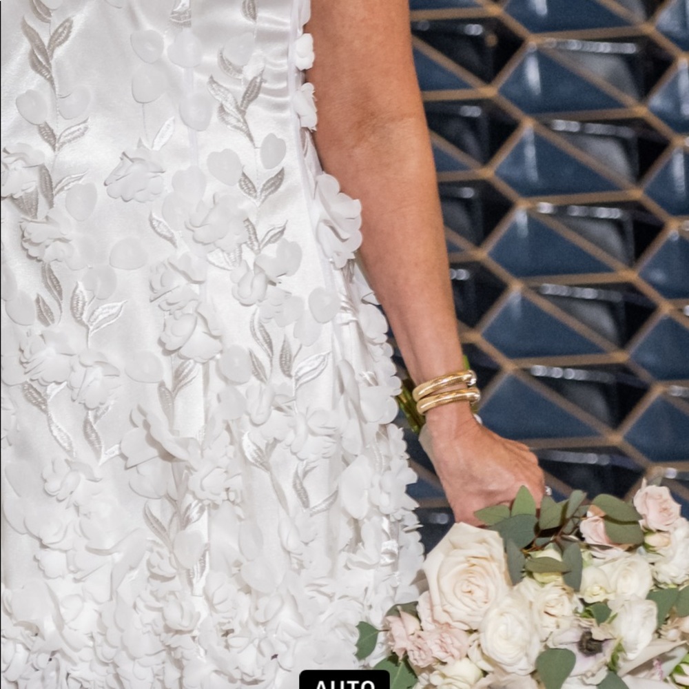 Custom made wedding dress